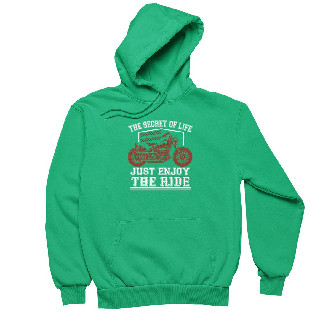 The Secret Of Life Just Enjoy The Ride- christian biker t shirts_cool biker t shirts_biker trash t shirts_biker t shirts_biker t shirts women's_bike week t shirts_motorcycle t shirts mens_biker chick t shirts_motorcycle t shirts funny