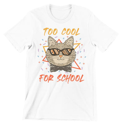 Too Cool For School - cat t shirts funny_crazy cats t shirts_t shirts with cats on them_i love cats t shirts_cat t shirts online_cats on t shirts_cats t shirts_cats the musical t shirts_cat t shirts womens_life is good cat t shirts_mens cat t shirts