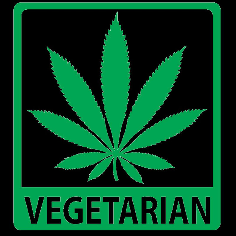 Hoja de hierba vegetariana