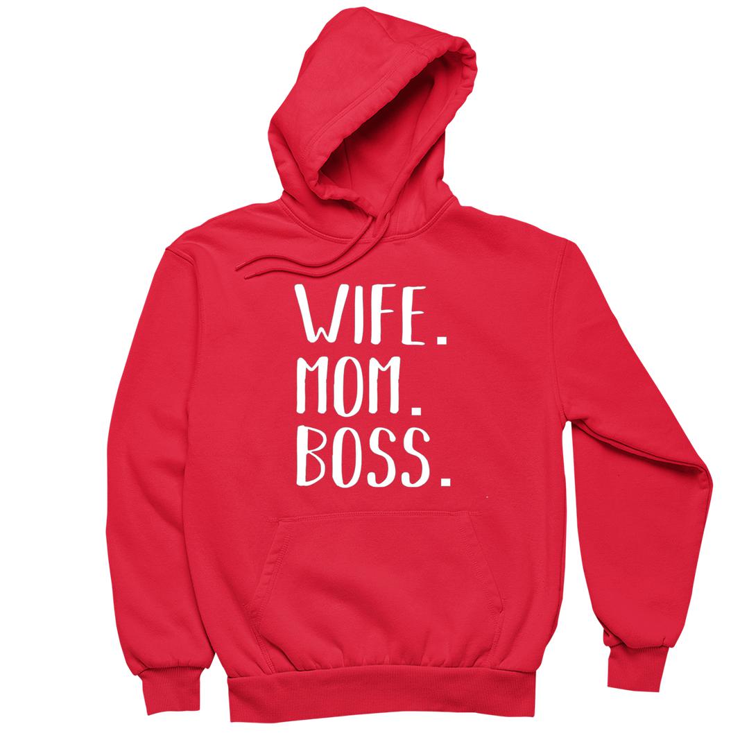 Wife Mom Boss - funny t shirt for mom_funny mom and son shirts_mom graphic t shirts_mom t shirt ideas_funny shirts for mom_funny shirts for moms_funny t shirts for moms_funny mom tees_funny mom shirts_funny mom shirt
