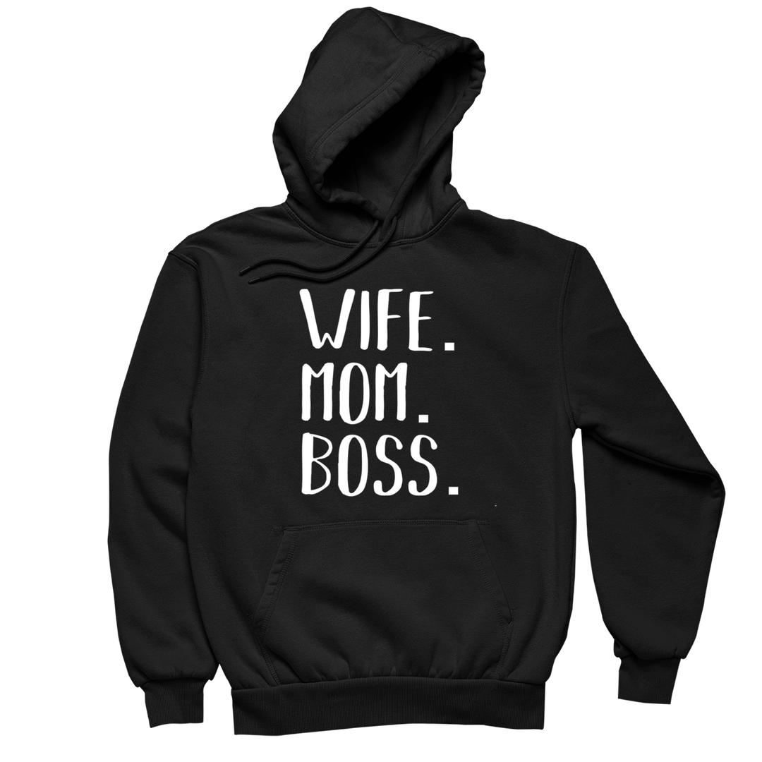 Wife Mom Boss - funny t shirt for mom_funny mom and son shirts_mom graphic t shirts_mom t shirt ideas_funny shirts for mom_funny shirts for moms_funny t shirts for moms_funny mom tees_funny mom shirts_funny mom shirt